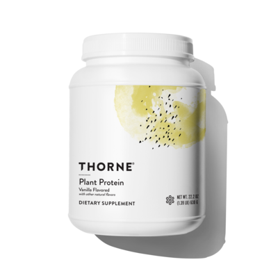 Plant Protein, Vanilla Flavored by Thorne, 630 Grams