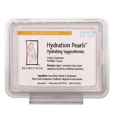 Hydration Pearls by Bezwecken, 16 suppositories