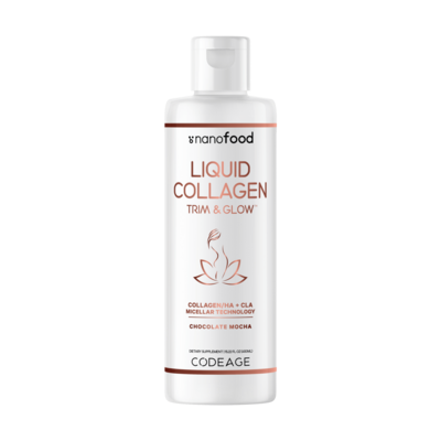Collagen/HA + CLA - Choco Liquid by Codeage, 450 Milliliters