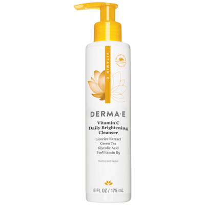 Daily Brightening Cleanser 6 fl oz by DermaE Natural Bodycare, 6 Ounces