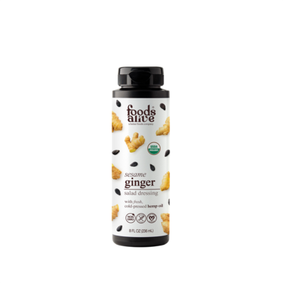 Sesame Ginger Salad Dressing Organic by Foods Alive, 236 Milliliters