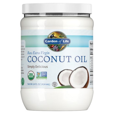 Coconut Oil Raw Extra Virgin by Garden of Life, 414 Milliliters