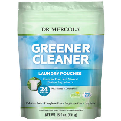 Greener Cleaner® Laundry Pouches by Dr. Mercola Premium Products, 24 Pouches