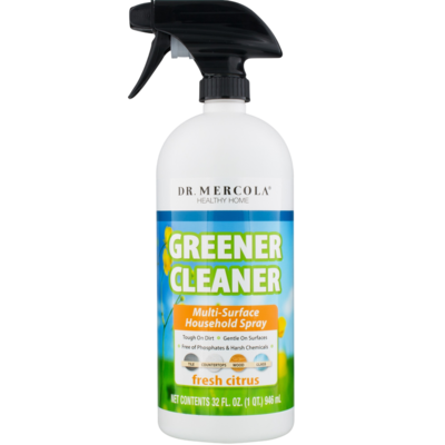 Greener Cleaner Spray Citrus by Dr. Mercola Premium Products, 32 Ounces