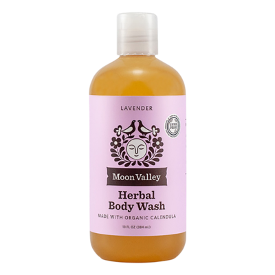 Herbal Body Wash - Lavender by Moon Valley Organics, 12 Ounces