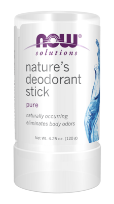 Nature's Deodorant Stick (Stone) by NOW/Personal Care, 3.5 Ounces