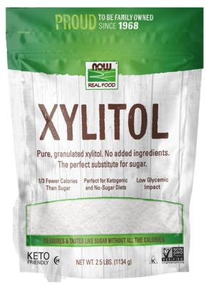 Xylitol by NOW Foods, 2.5 Pounds