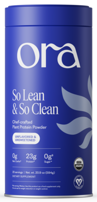 So Lean & So Clean, Plant Protein, Unsweetened by Ora Organic, 594 Grams