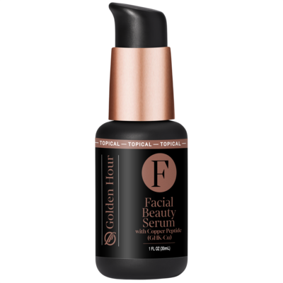 Facial Beauty Serum with Copper Peptide (GHK-Cu) by Quicksilver Scientific, 30 Milliliters
