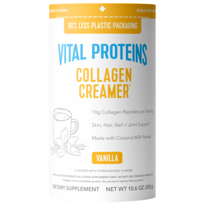 Collagen Creamer Vanilla by Vital Proteins, 300 Grams