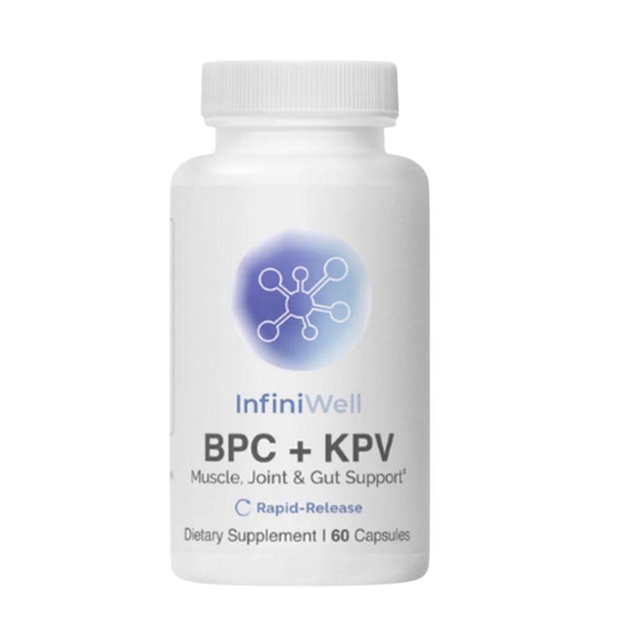 BPC + KPV, Muscle, Joint & Gut Support, Rapid-Release Capsules, 30 capsules